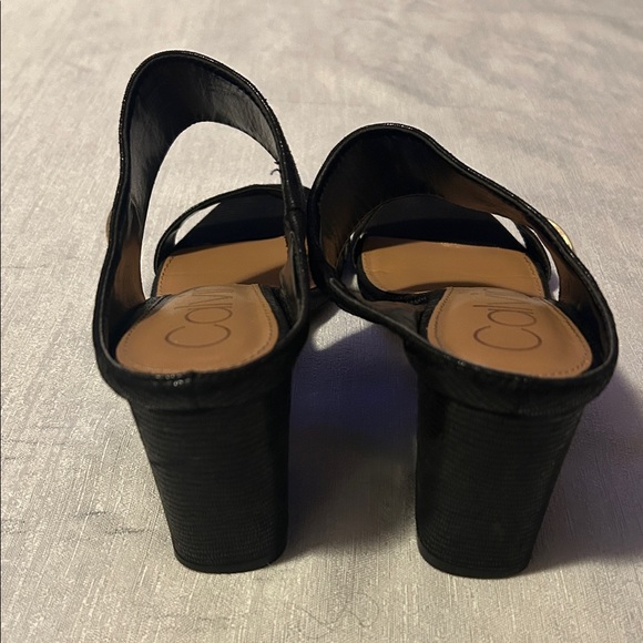 Calvin Klein Elegant Black Heeled Sandals - Picture 3 of 6
